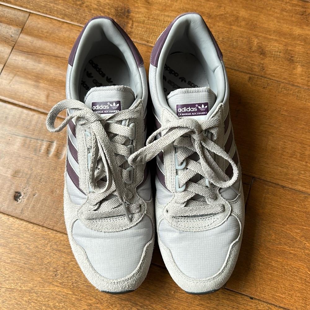 Adidas Women’s athletic shoes gray/purple - size 7